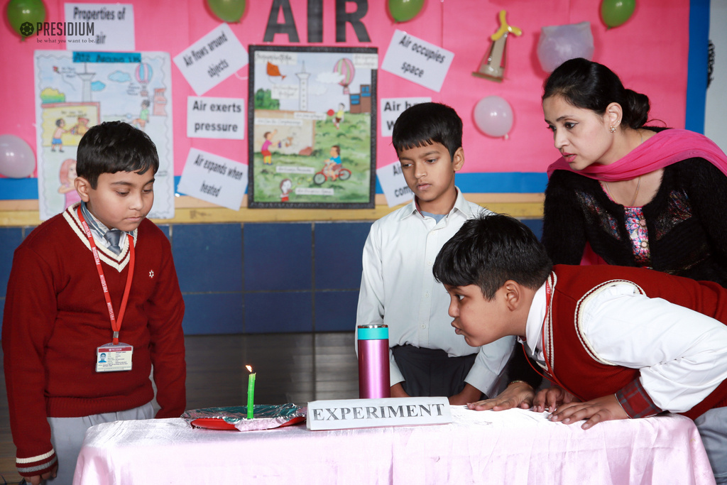 Presidium Punjabi Bagh, PRESIDIANS LEARN ABOUT AIR WITH THE AID OF ENGAGING ACTIVITIES